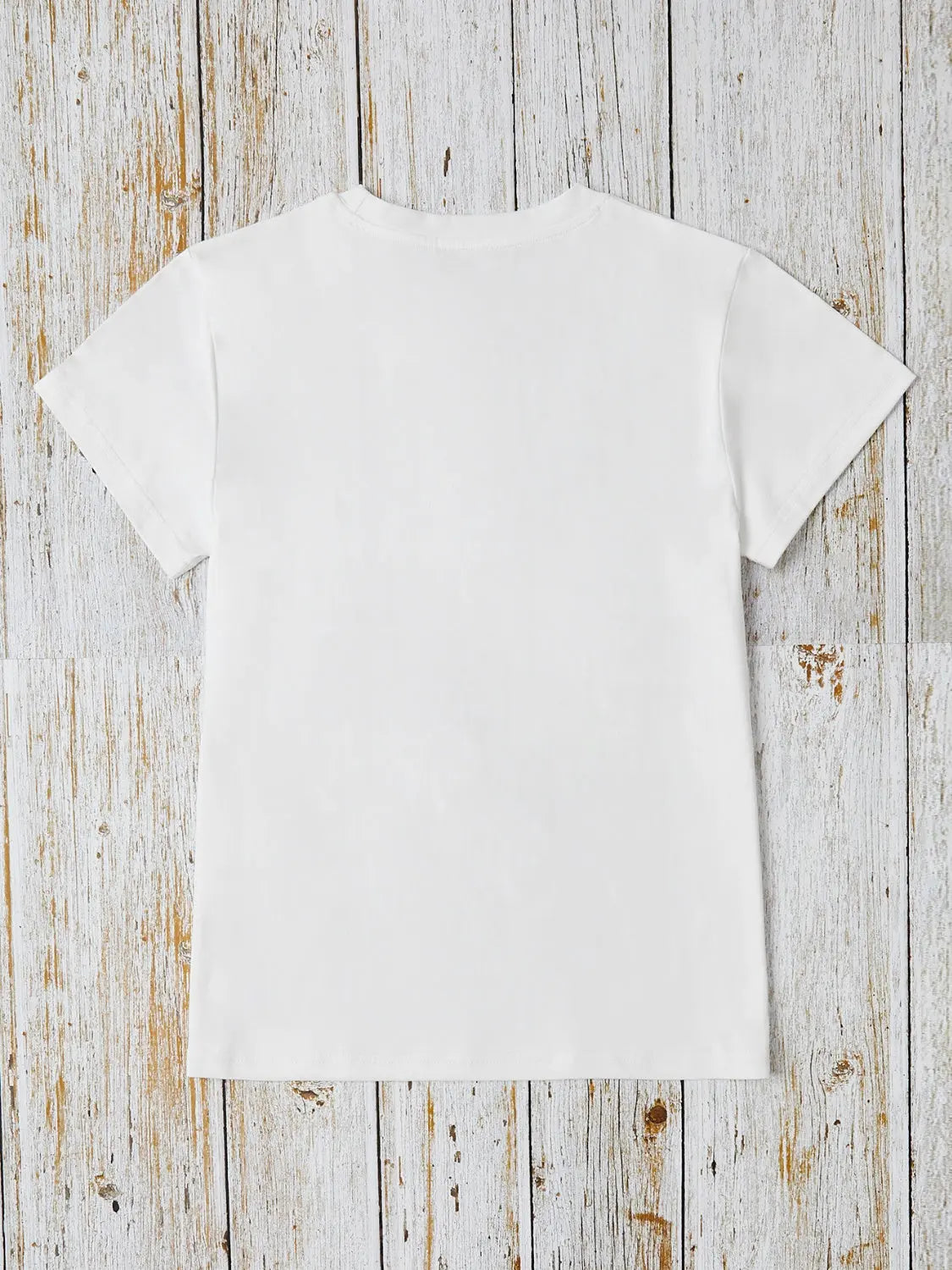 EASTER VIBES Round Neck Short Sleeve T-Shirt Trendsi