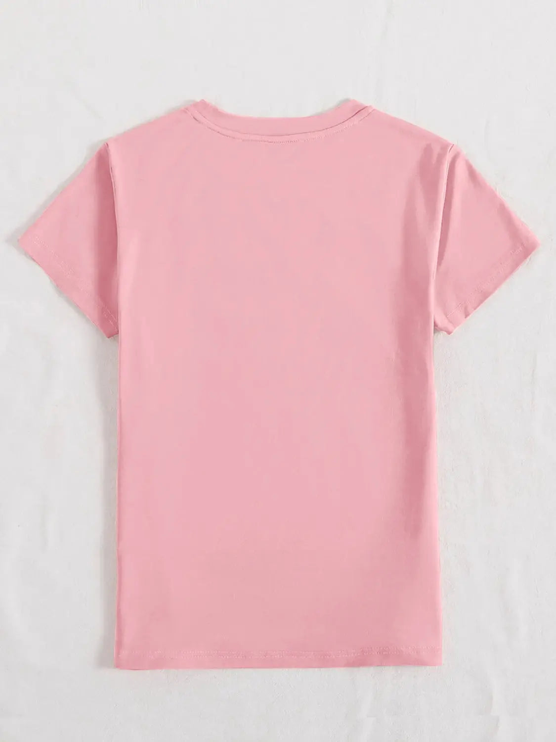 EASTER VIBES Round Neck Short Sleeve T-Shirt Trendsi