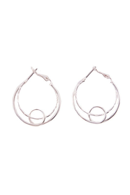 CHIC DOUBLE LAYER HOOP EARRING Bella Chic