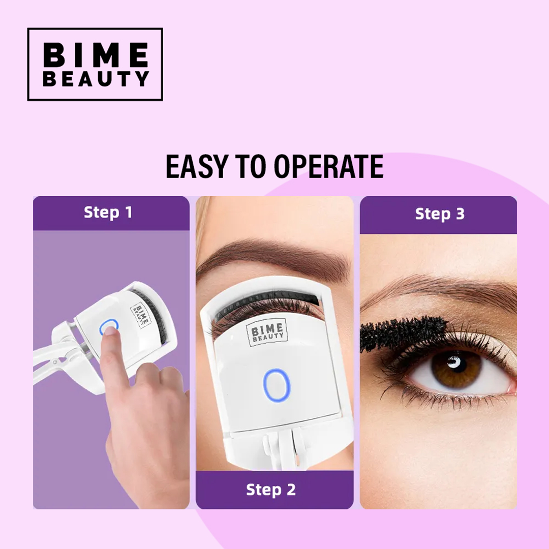 Electric Hot Heated Eyelash Curler BimeBeauty