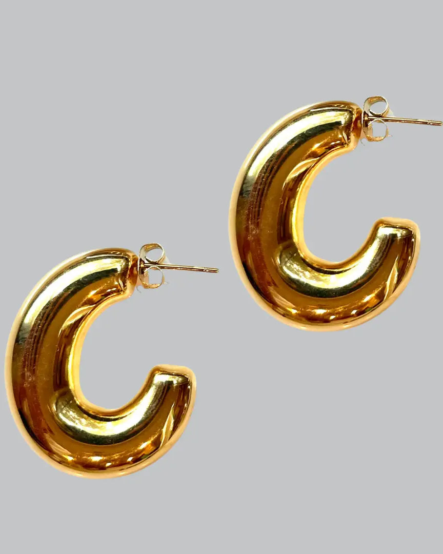 Elongated Tamara Earrings |  Gold |  Casual Chic Boutique