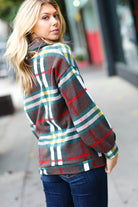 Embrace The Joy Multicolor Plaid Turtleneck Sweater CY Fashion