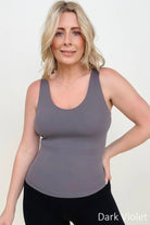 11 Colors - FawnFit Medium Length Lift Tank 2.0 with Built-in Bra Kiwidrop