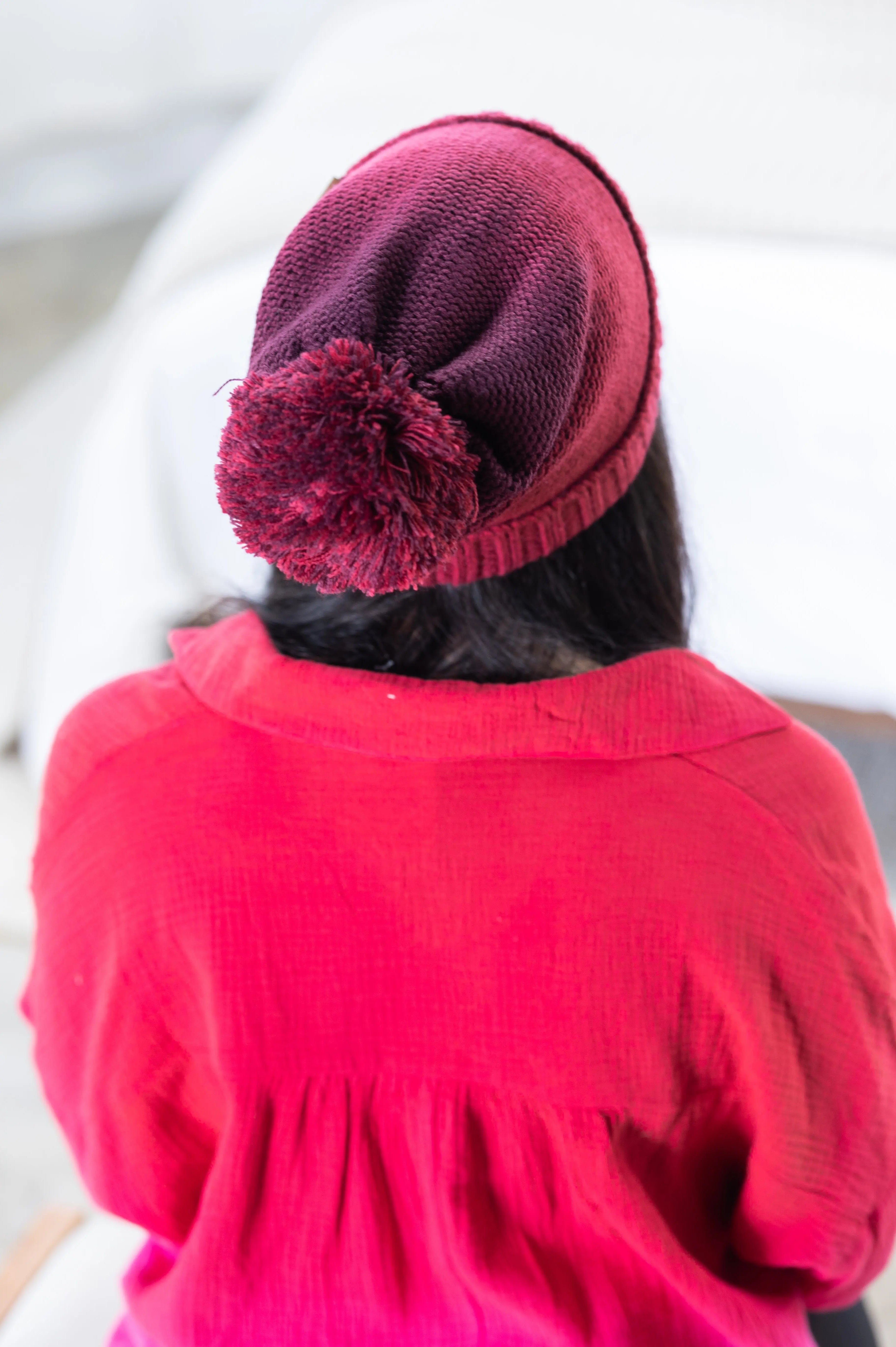 Fade To Burgundy C.C. Beanie Accessories Boutique Simplified