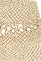 Fame Cutout Woven Straw Hat Trendsi