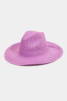 Fame Straw Braided Sun Hat Trendsi