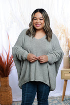 Feeling Lovely - Grey Knit Sweater Boutique Simplified