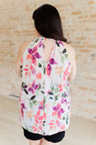 Feeling Lovely Floral Halter Blouse Ave Shops