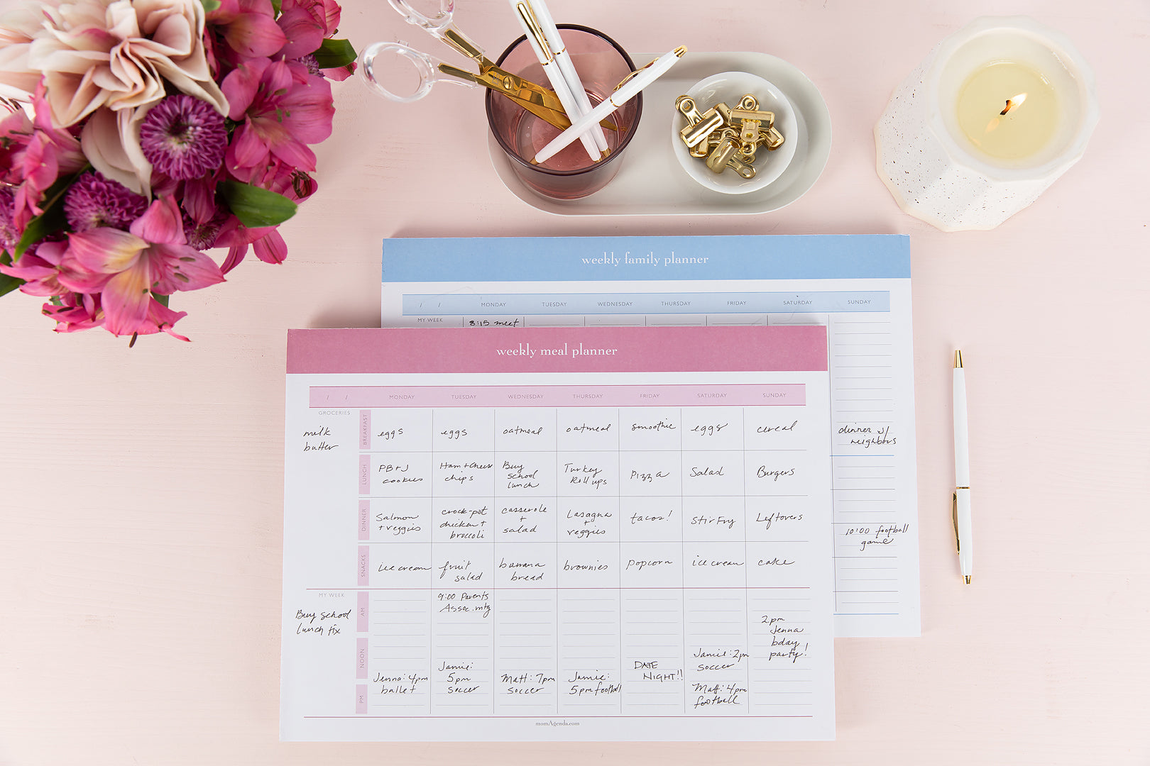 Weekly Meal Planner Pad momAgenda