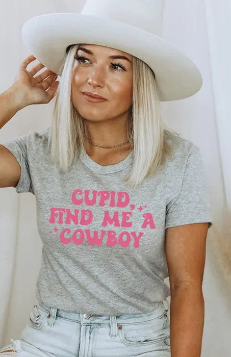 Find Me A Cowboy Tee Wildberry Waves