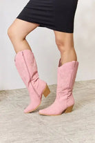 Forever Link Knee High Cowboy Boots Trendsi