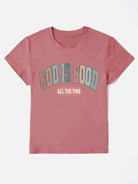 GOD IS GOOD ALL THE TIME Round Neck T-Shirt Trendsi