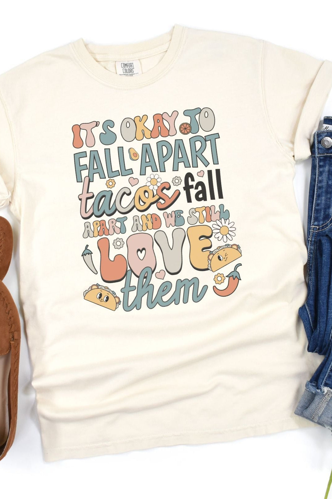 PREORDER: Tacos Fall Apart Graphic Tee Ave Shops