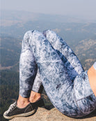 Grey Marble Yoga Pants Colorado Threads Clothing