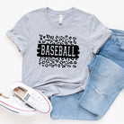 Baseball Leopard | Short Sleeve Crew Neck Olive and Ivory Retail