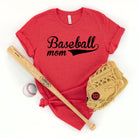 Baseball Mom | Short Sleeve Crew Neck Olive and Ivory Retail