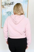 Had Me in the First Half Pullover Hoodie in Baby Pink Ave Shops