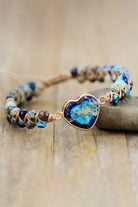 Handmade Heart Shape Natural Stone Bracelet Trendsi