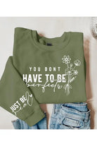 Have To Be Perfect Graphic Fleece Sweatshirts Color Bear