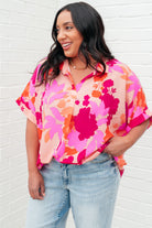 Hazy Cosmic Jive Relaxed Blouse Ave Shops