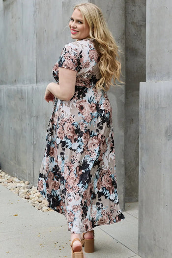 Heimish Give Me Roses Floral Maxi Wrap Dress Trendsi