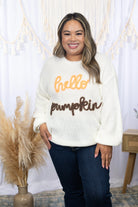 Hello Pumpkin Chunky Sweater Boutique Simplified