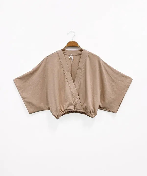 Hemp Kimono Crop NEW Fabina