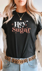 Hey Sugar Sparkle Valentines Day Graphic Tee Kissed Apparel