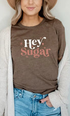 Hey Sugar Sparkle Valentines Day Graphic Tee Kissed Apparel