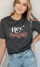 Hey Sugar Sparkle Valentines Day Graphic Tee Kissed Apparel