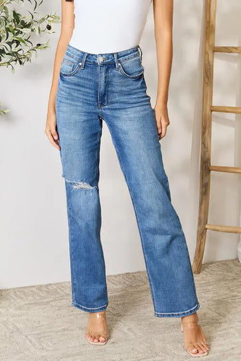 High Waist Distressed Jeans |   |  Casual Chic Boutique