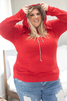 Holiday Red Peek-A-Boo Sweater Boutique Simplified