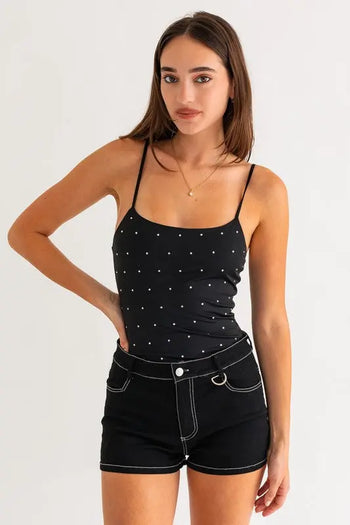 Hot Fix Sleeveless Bodysuit LE LIS