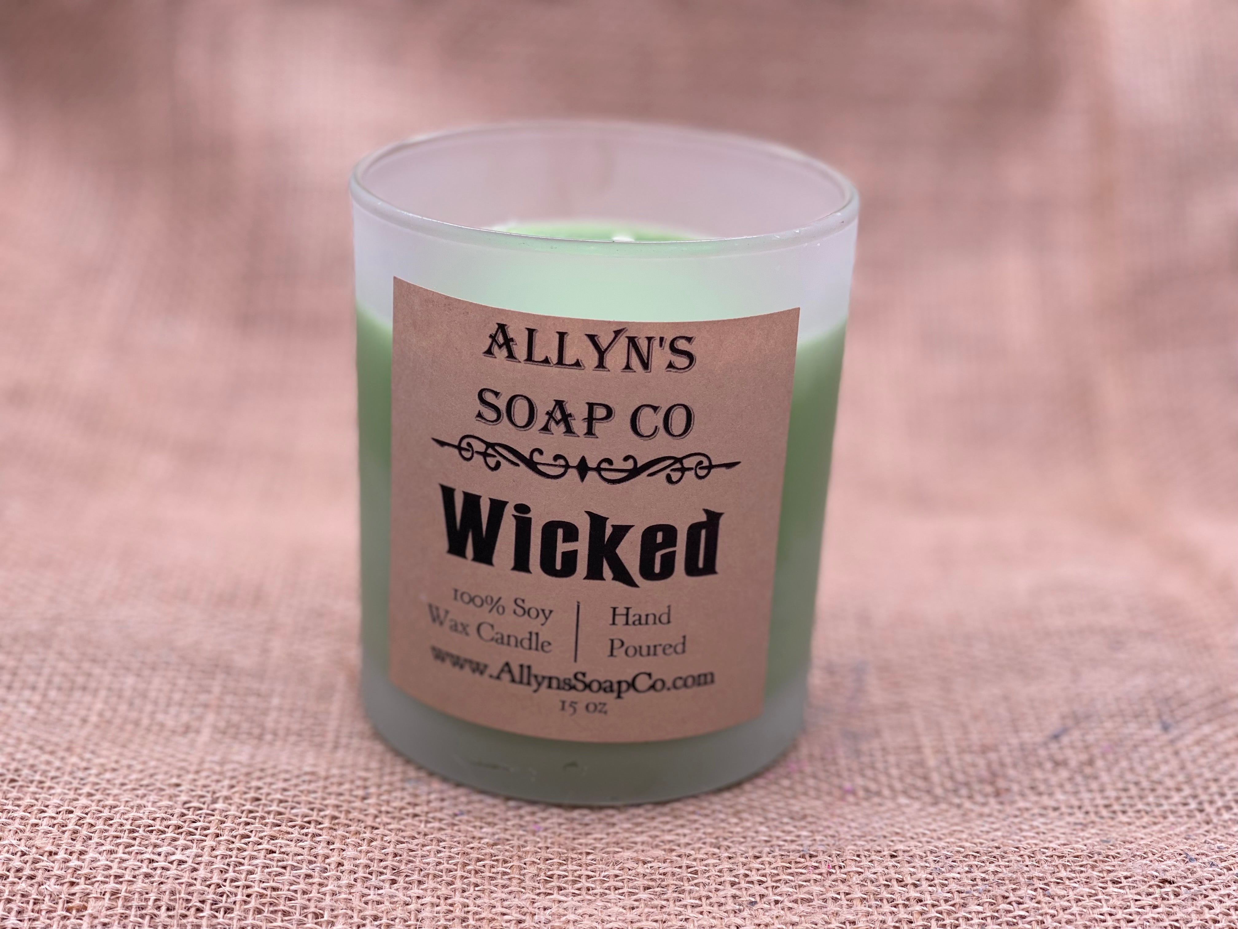 Wicked Soy Wax Candle Allyn's Soap Co