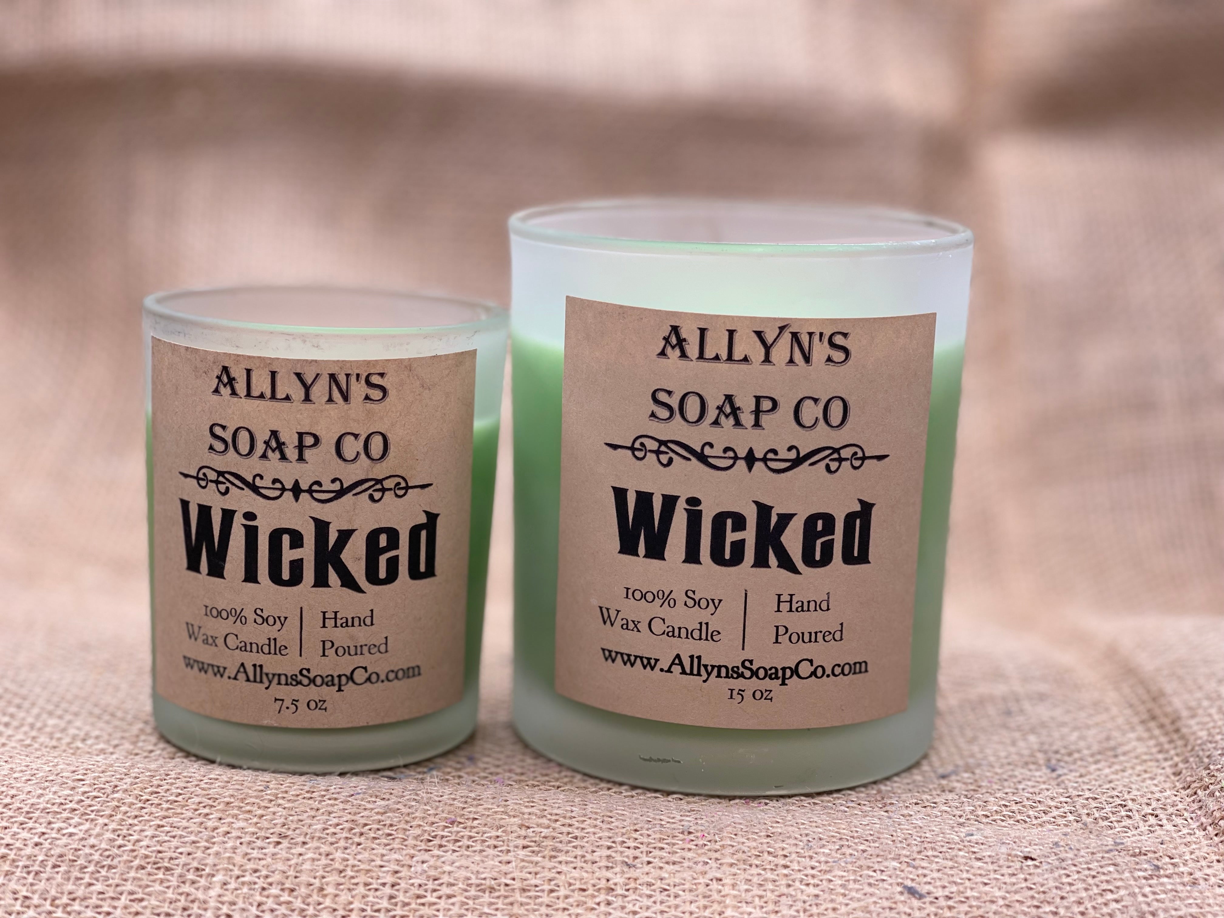 Wicked Soy Wax Candle Allyn's Soap Co