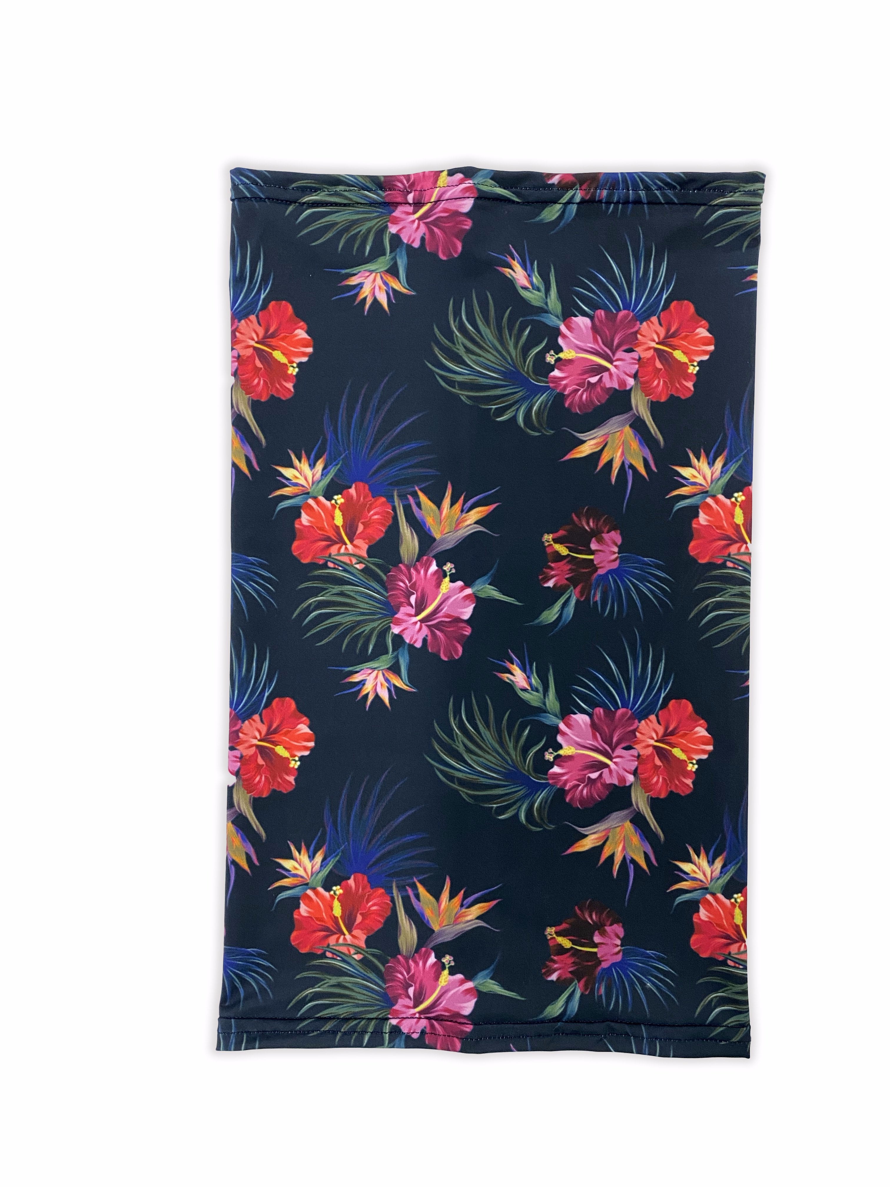 Tropical Floral Neck Gaiter *FINAL SALE* Colorado Threads Clothing