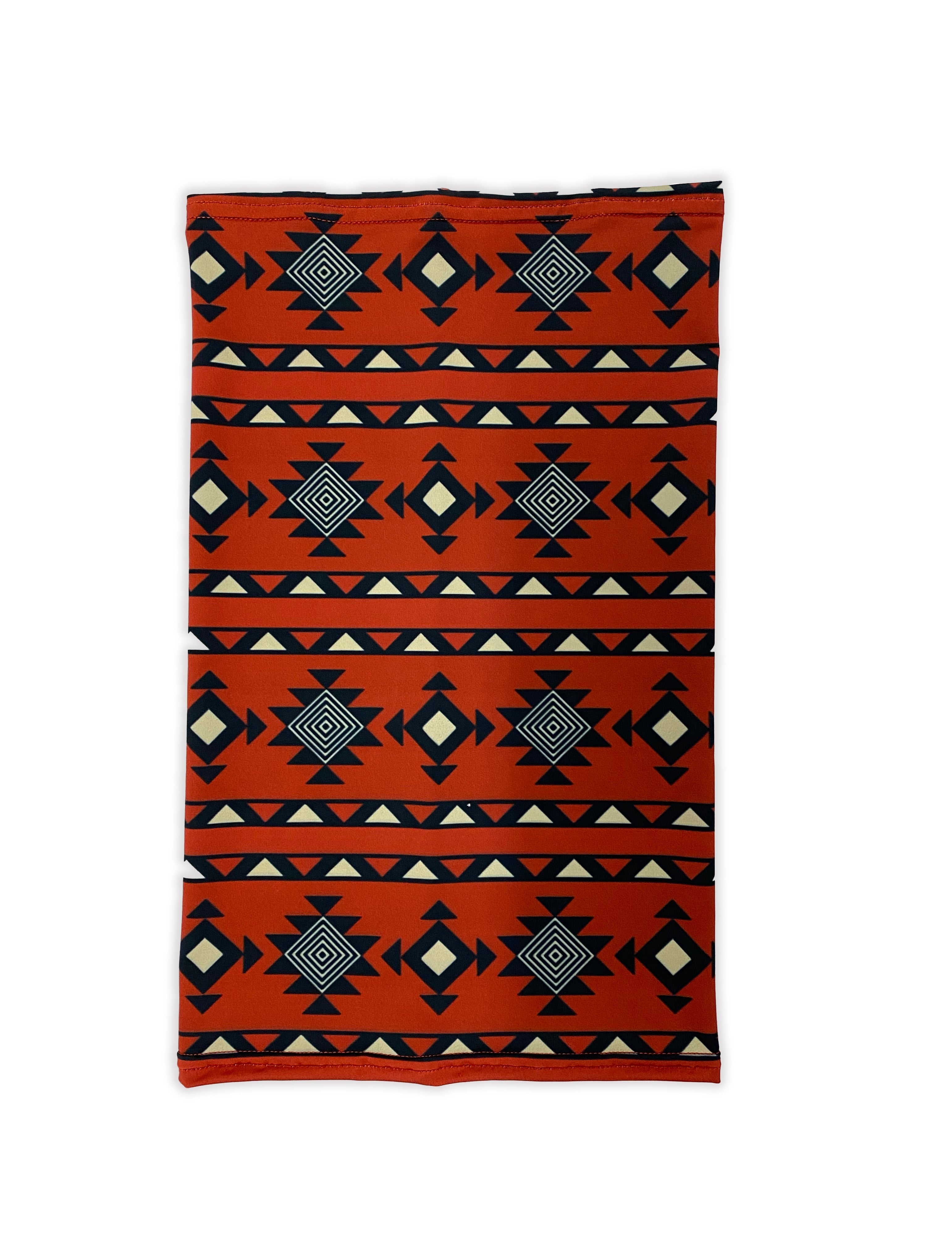 Red Aztec Neck Gaiter *FINAL SALE* Colorado Threads Clothing