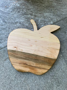 Apple Shape Cutting Board Nickel City Woodworking