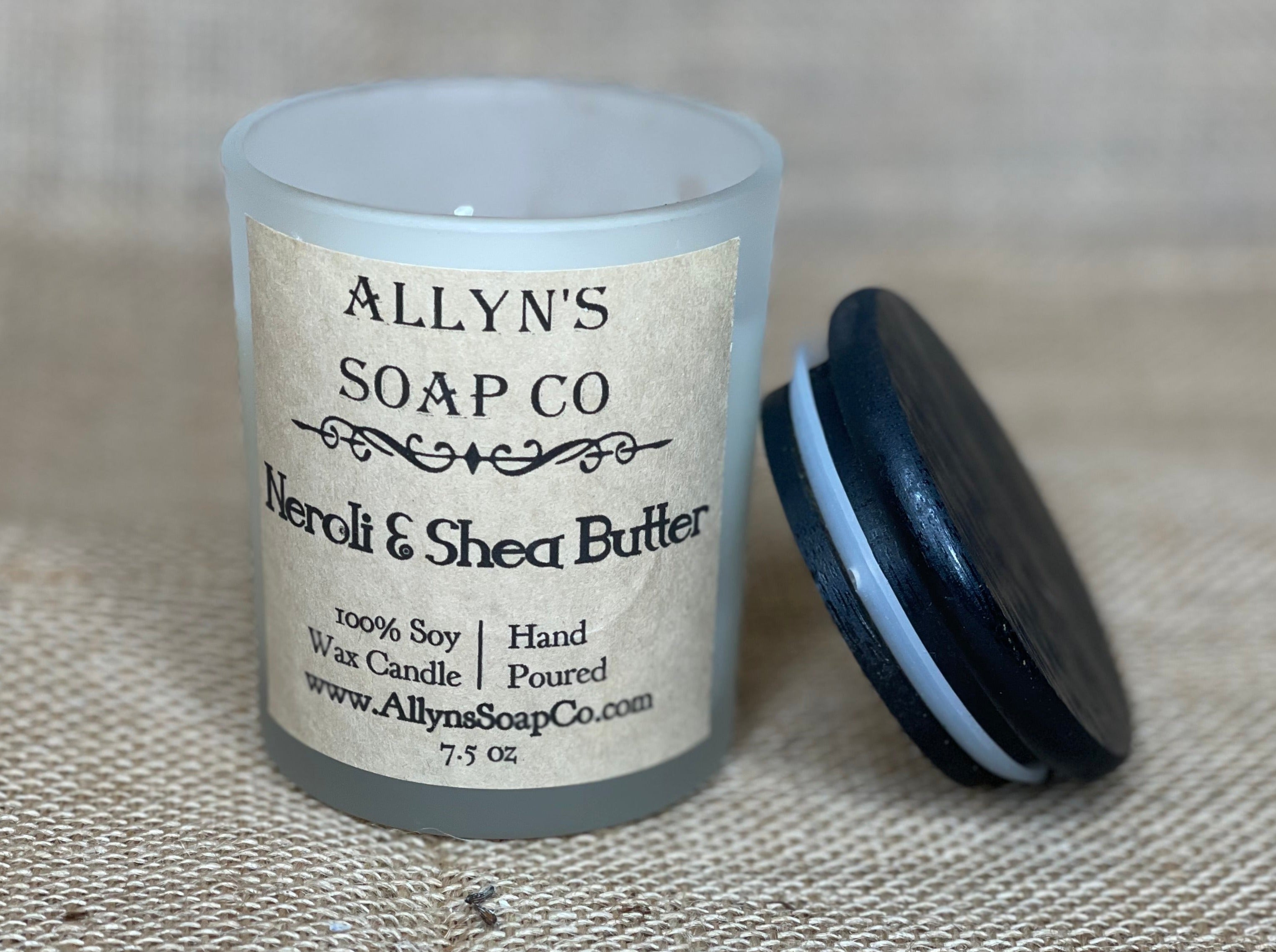 Neroli & Shea Butter Soy Candle Allyn's Soap Co