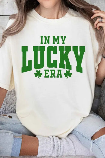 IN MY LUCKY ERA ST PATRICKS GRAPHIC TEE ALPHIA