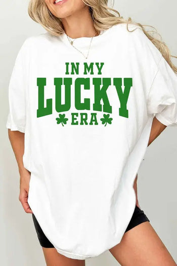 IN MY LUCKY ERA ST PATRICKS OVERSIZED TEE ALPHIA