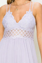 In Love Bustier Lace Maxi Dress HYFVE