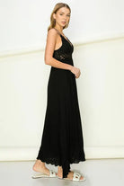 In Love Bustier Lace Maxi Dress HYFVE