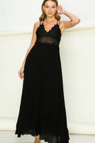 In Love Bustier Lace Maxi Dress HYFVE