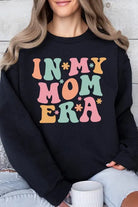 In My Mom Era Graphic Fleece Sweatshirts Color Bear