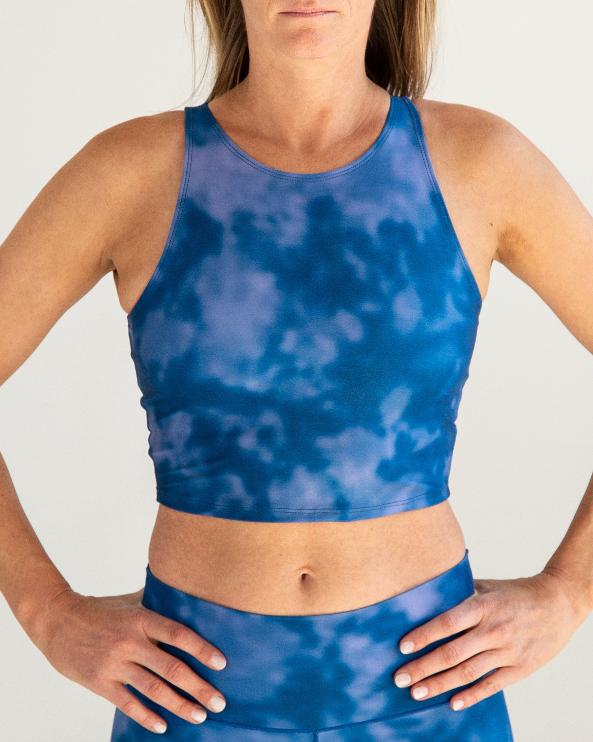 Indigo Fog Crop Top Colorado Threads Clothing