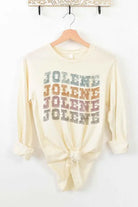 JOLENE WESTERN DOLLY LONG SLEEVE TEE ALPHIA