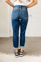 London Midrise Cuffed Boyfriend Jeans Ave Shops