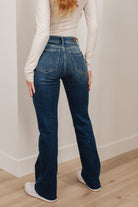 Josephine Mid Rise Raw Hem Bootcut Jeans Ave Shops