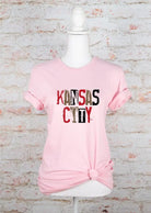 Kansas City Leopard Graphic Crew Neck Tee Ocean and 7th